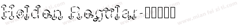 Holden Regular字体转换